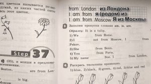 Rainbow English. 2 класс. Рабочая тетрадь. Step 37.