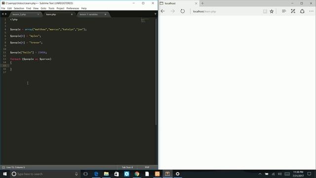 php tutorial 22: what are foreach loops? смотреть онлайн