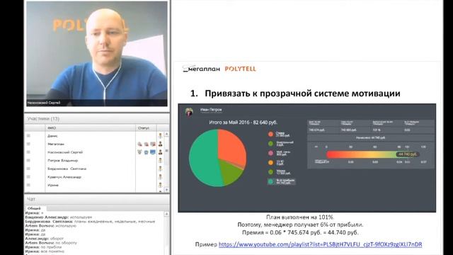 Вебинар Планирование в отделе продаж 27 сентября 2016 смотреть онлайн