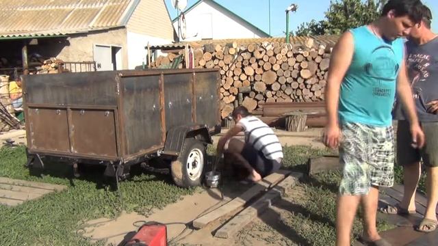 Модернизация прицепа "САНЬКА" #6 смотреть онлайн