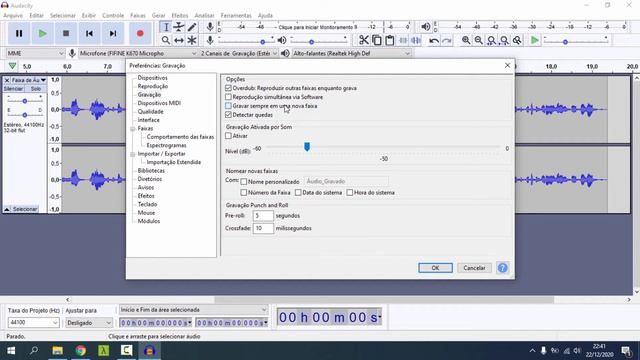 COMO CONFIGURAR o Audacity para gravação смотреть онлайн