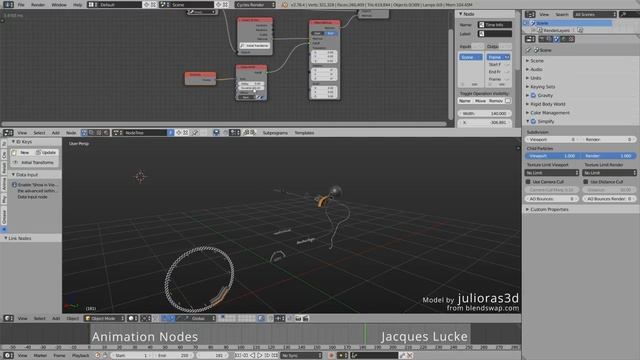Playing with Falloffs and ID Keys in Animation Nodes (work in progress) смотреть онлайн
