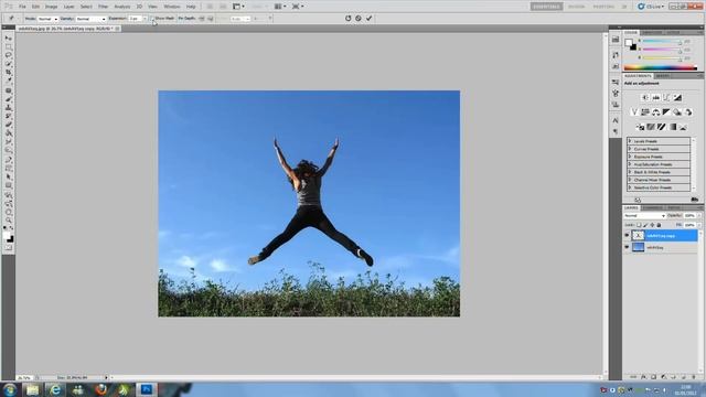 Photoshop CS5 Puppet Warp Tool Tutorial смотреть онлайн