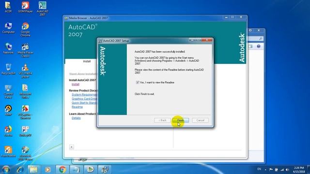 Hướng dẫn cài đặt Autocad 2007 nhanh nhất - fullcrack смотреть онлайн
