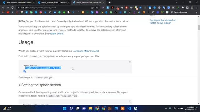 Flutter native splash screen and App icon change - Easy Method смотреть онлайн