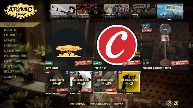 Fallout 76 - Atomic Shop Update: Butterfly Sanctuary, New Outfit, & More! смотреть онлайн