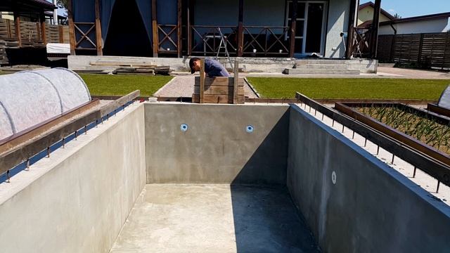 36. Бассейн для дачи, своими руками! X часть. Снял накрытие смотреть онлайн