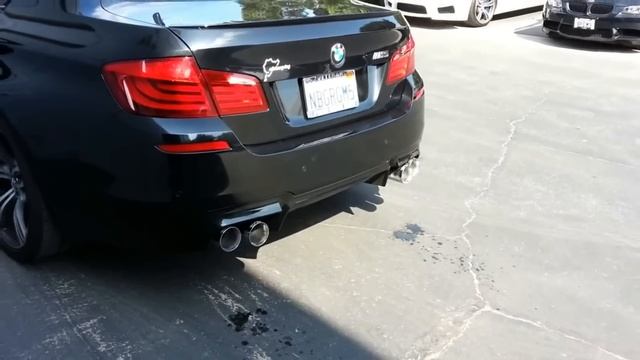 BMW F10 звук выхлопа M5 смотреть онлайн