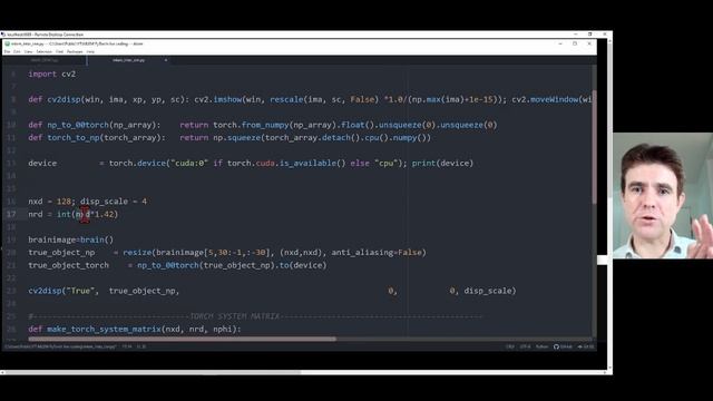 Simple PyTorch code to put deep learning into iterative image reconstruction (embeds a CNN in MLEM) смотреть онлайн