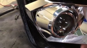 Volkswagen Polo Sedan - тюнинг фар, диодные линзы Competizione