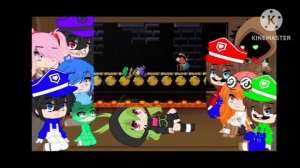 Smg4 crew reacts to fnf mario madness (part 2)