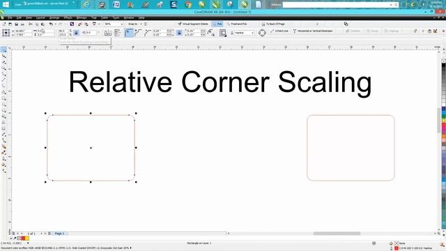 Corel Draw Tips & Tricks Relative Corner Scaling смотреть онлайн