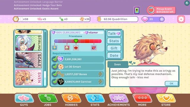 Blush Blush Part 7. Sven Bundle - Speed Dating DLC. Sven Is The King Of The DUCKS!