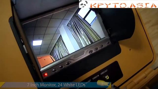 Подводная камера для рыбалки кабель 20м в кейсе с 7' ЖК монитором смотреть онлайн