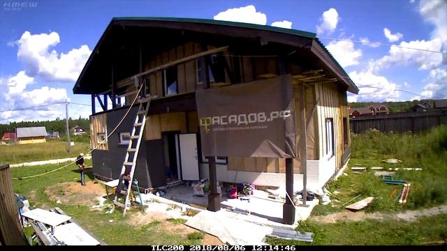 Каркасник с фасадом по скандинавским мотивам смотреть онлайн