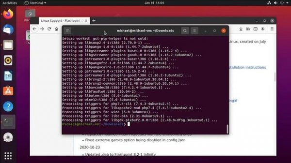 Running Adobe Flash Games on Linux after EOL! (Flashpoint Linux Demo)