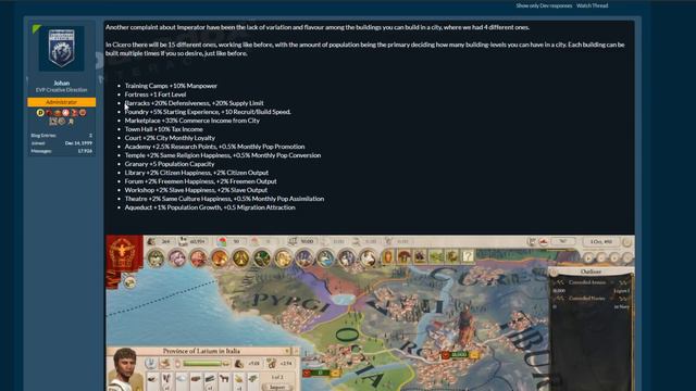 Imperator: Rome - Dynamic Pops incoming with the Cicero update??? смотреть онлайн