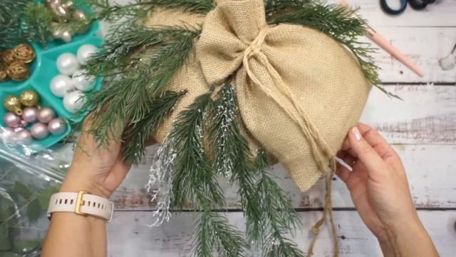 Вместо рождественского венка сделайте такой декор DIY | DIY Christmas Decorations смотреть онлайн