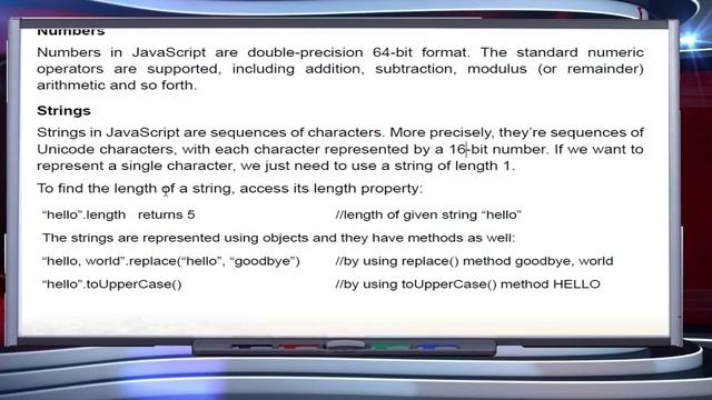 Data types in Java Script смотреть онлайн