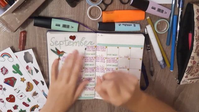 ОФОРМЛЕНИЕ И ЗАПОЛНЕНИЕ ЕЖЕДНЕВНИКА НА СЕНТЯБРЬ ???|| Plan With Me || планируй со мной