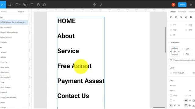 Figma Tutorial Side Menu смотреть онлайн