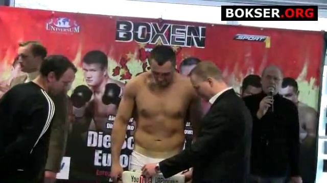 Weight-in: Christian Hammer vs Taras Bydenko смотреть онлайн
