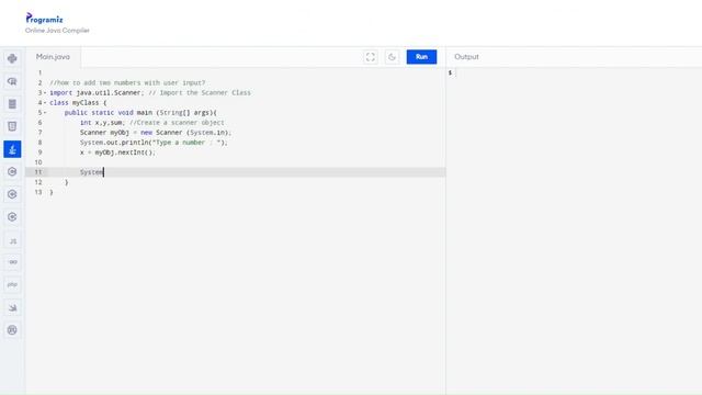 how to add two numbers with user input in java смотреть онлайн