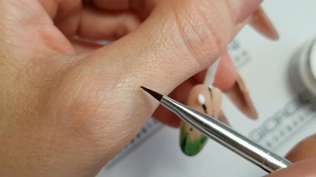Лепка на ногтях. Цветок смотреть онлайн