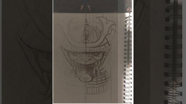 samurai Hannya mask tattoo progress by Carlos Ortiz смотреть онлайн