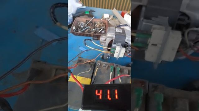 Мотор от стиральной машины ( работа на 48 вольт) смотреть онлайн