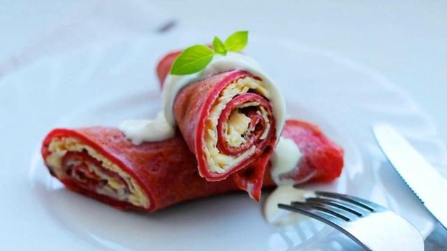 Свекольные блины на ряженке смотреть онлайн