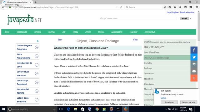 What are the rules of class initialization in Java?
| javapedia.net смотреть онлайн