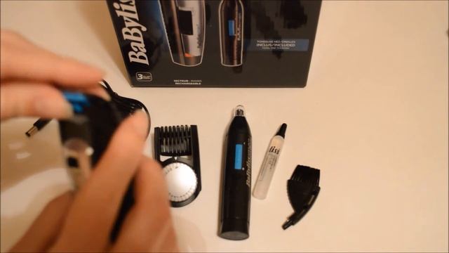 Тример для бороды и усов от BaByliss + триммер для носа смотреть онлайн
