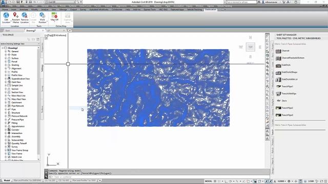 Import contour from Global Mapper to Civil 3D смотреть онлайн