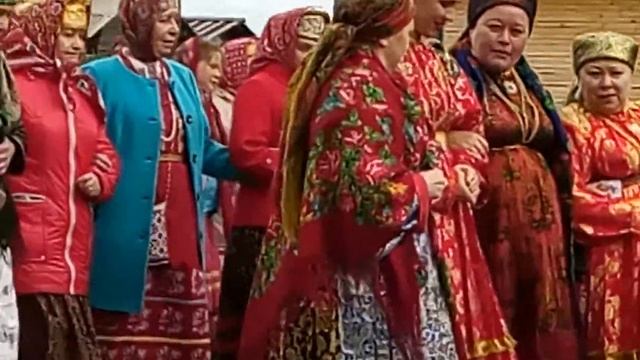 Гулянья на Троицу в Шелотах Верховажского района Вологодской области (4 июня 2017) смотреть онлайн