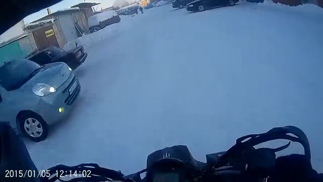 Тест китайской камеры и шипованных колёс смотреть онлайн