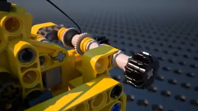 9391 Лего Техник Гусеничный кран смотреть онлайн