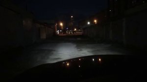 Свет фар. Как светят светодиодные лампы в фарах Волги ГАЗ-31105.