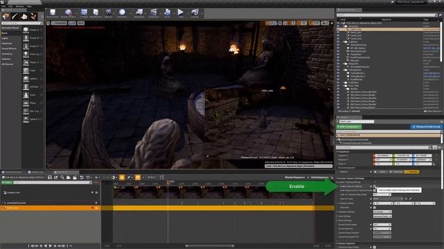 Первый час в секвенсоре Unreal Engine. Мастер - последовательности. смотреть онлайн