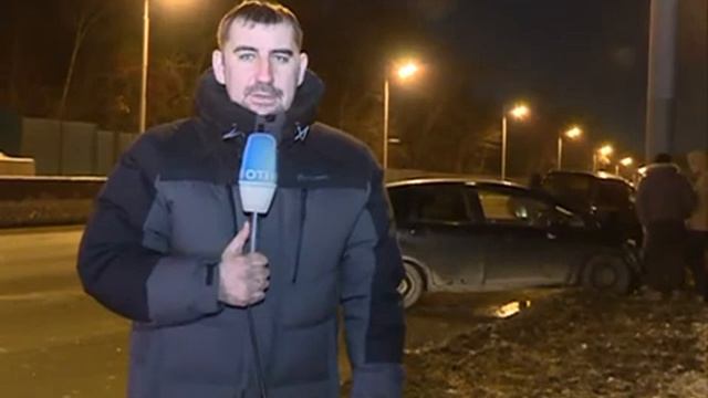 Водитель попал в больницу, пытаясь объехать тело животного на дороге смотреть онлайн