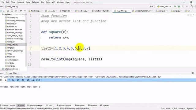 Python Bangla Tutorial 41: map and filter function in python #python смотреть онлайн