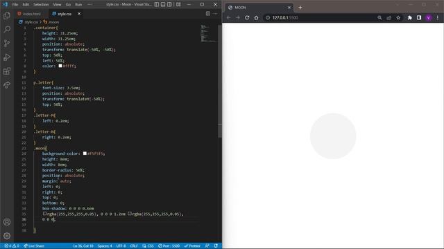MOON ORBIT ANIMATION | USING CSS смотреть онлайн