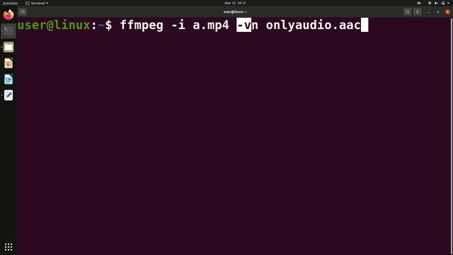Extract audio from video using FFmpeg command. смотреть онлайн