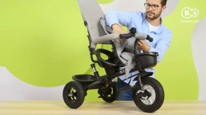 Как собрать трехколесный велосипед с поворотным сиденьем AVEO Kinderkraft | Руководство