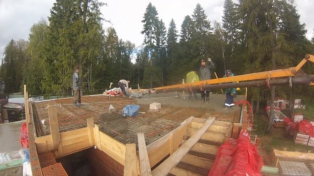 2. Заливаем ребристое перекрытие. Монолит. смотреть онлайн