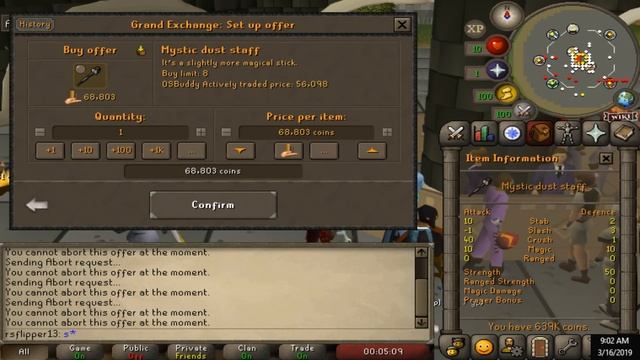 Flipping 1Gp To A Bond Before My Current Bond Expires! Part 2/2 | Flipping 1 Gp To Bond [OSRS]