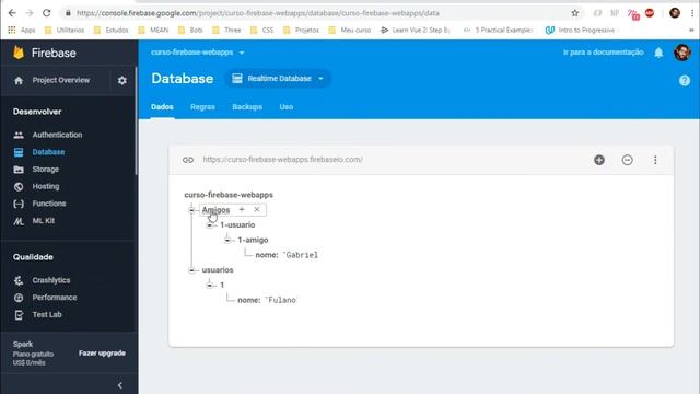 Firebase Realtime DB - Estrutura de dados. смотреть онлайн