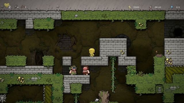 Spelunky 2 | Best Caveman Interactions смотреть онлайн