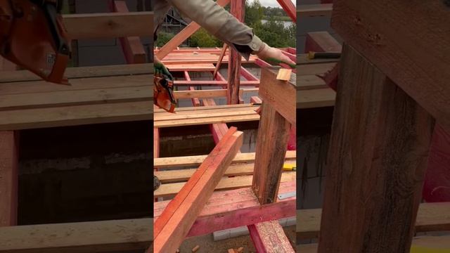 Установка стропил на подстропильные балки | proffkrov.ru | Великий Новгород смотреть онлайн