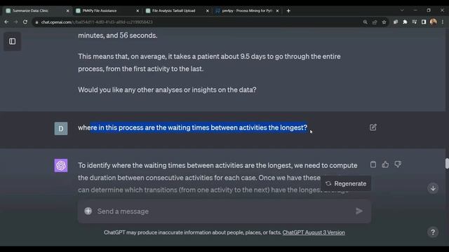 Process Mining with ChatGPT code interpreter смотреть онлайн